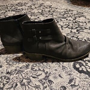 Dark Gray Ankle Boots